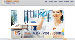 Desktop Screenshot of effegipulizie.it